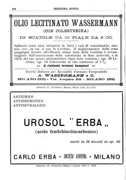 Medicina nuova periodico settimanale di scienze mediche, giurisprudenza sanitaria, medicina sociale e interessi delle classi sanitarie