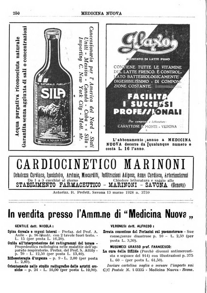 Medicina nuova periodico settimanale di scienze mediche, giurisprudenza sanitaria, medicina sociale e interessi delle classi sanitarie