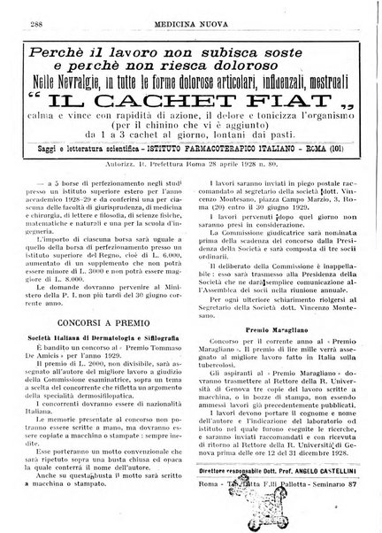 Medicina nuova periodico settimanale di scienze mediche, giurisprudenza sanitaria, medicina sociale e interessi delle classi sanitarie