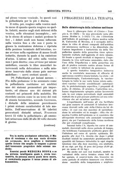 Medicina nuova periodico settimanale di scienze mediche, giurisprudenza sanitaria, medicina sociale e interessi delle classi sanitarie