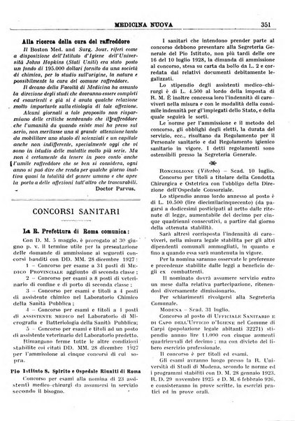 Medicina nuova periodico settimanale di scienze mediche, giurisprudenza sanitaria, medicina sociale e interessi delle classi sanitarie