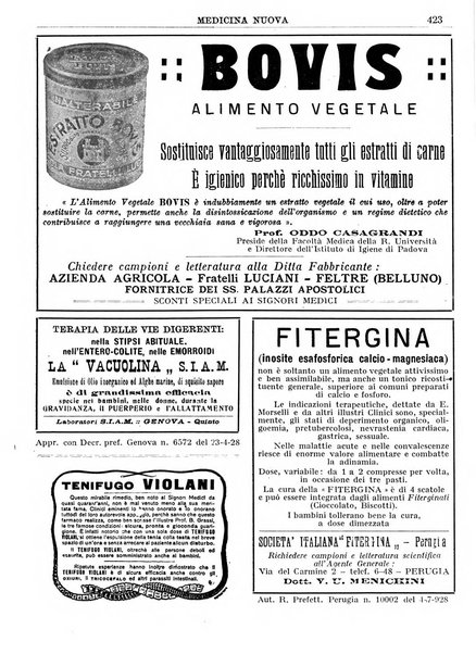 Medicina nuova periodico settimanale di scienze mediche, giurisprudenza sanitaria, medicina sociale e interessi delle classi sanitarie