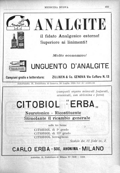 Medicina nuova periodico settimanale di scienze mediche, giurisprudenza sanitaria, medicina sociale e interessi delle classi sanitarie