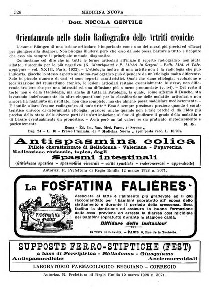 Medicina nuova periodico settimanale di scienze mediche, giurisprudenza sanitaria, medicina sociale e interessi delle classi sanitarie