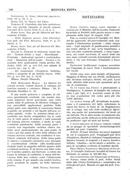 Medicina nuova periodico settimanale di scienze mediche, giurisprudenza sanitaria, medicina sociale e interessi delle classi sanitarie