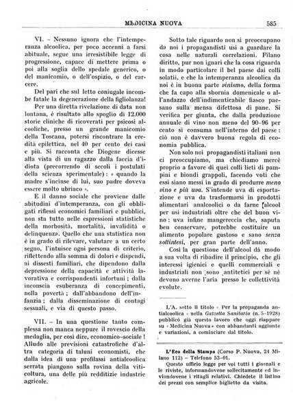 Medicina nuova periodico settimanale di scienze mediche, giurisprudenza sanitaria, medicina sociale e interessi delle classi sanitarie