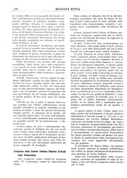 Medicina nuova periodico settimanale di scienze mediche, giurisprudenza sanitaria, medicina sociale e interessi delle classi sanitarie