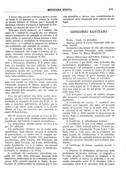 Medicina nuova periodico settimanale di scienze mediche, giurisprudenza sanitaria, medicina sociale e interessi delle classi sanitarie