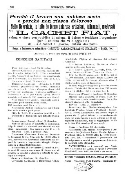 Medicina nuova periodico settimanale di scienze mediche, giurisprudenza sanitaria, medicina sociale e interessi delle classi sanitarie