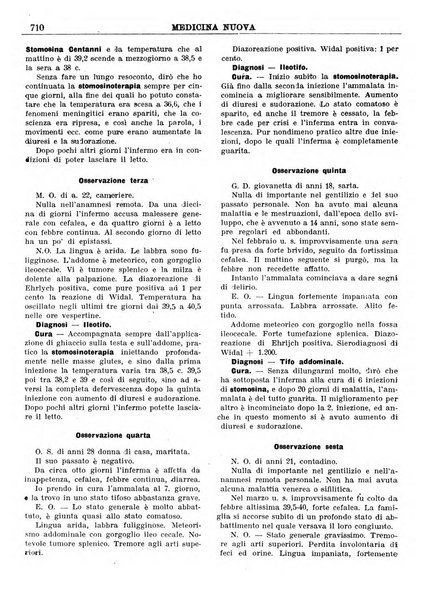 Medicina nuova periodico settimanale di scienze mediche, giurisprudenza sanitaria, medicina sociale e interessi delle classi sanitarie