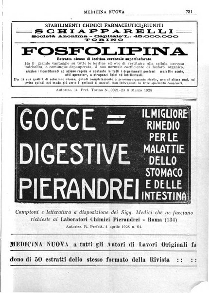 Medicina nuova periodico settimanale di scienze mediche, giurisprudenza sanitaria, medicina sociale e interessi delle classi sanitarie