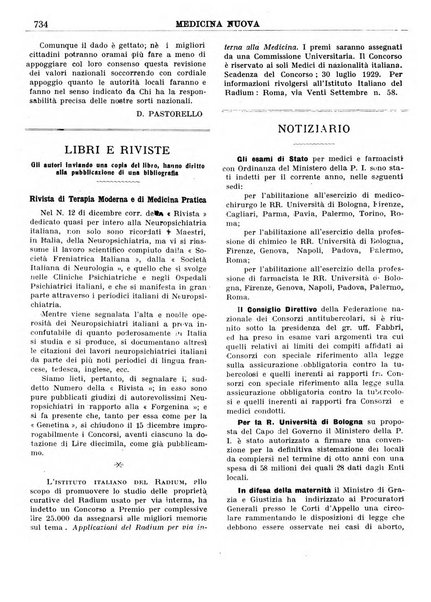 Medicina nuova periodico settimanale di scienze mediche, giurisprudenza sanitaria, medicina sociale e interessi delle classi sanitarie