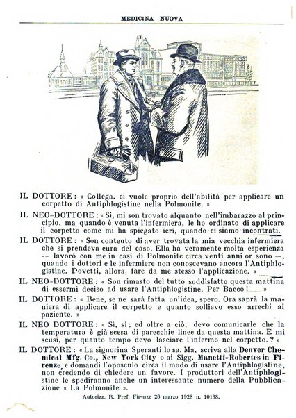 Medicina nuova periodico settimanale di scienze mediche, giurisprudenza sanitaria, medicina sociale e interessi delle classi sanitarie