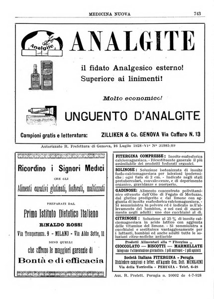 Medicina nuova periodico settimanale di scienze mediche, giurisprudenza sanitaria, medicina sociale e interessi delle classi sanitarie