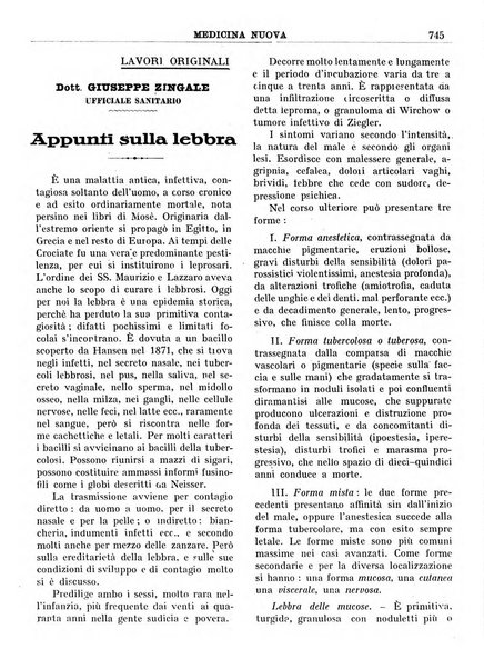 Medicina nuova periodico settimanale di scienze mediche, giurisprudenza sanitaria, medicina sociale e interessi delle classi sanitarie