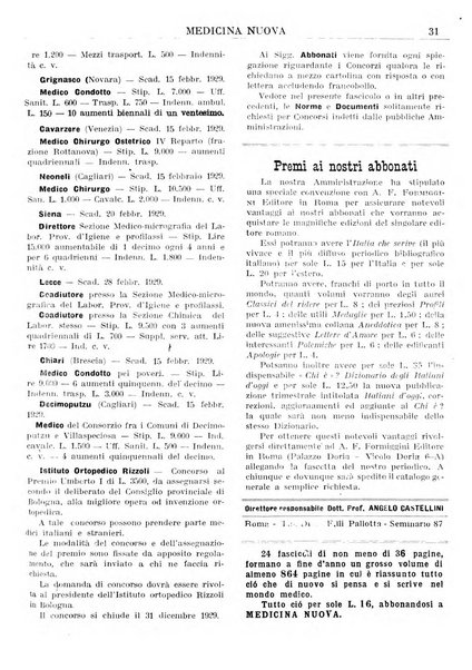 Medicina nuova periodico settimanale di scienze mediche, giurisprudenza sanitaria, medicina sociale e interessi delle classi sanitarie