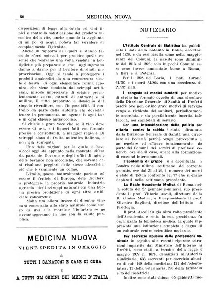 Medicina nuova periodico settimanale di scienze mediche, giurisprudenza sanitaria, medicina sociale e interessi delle classi sanitarie