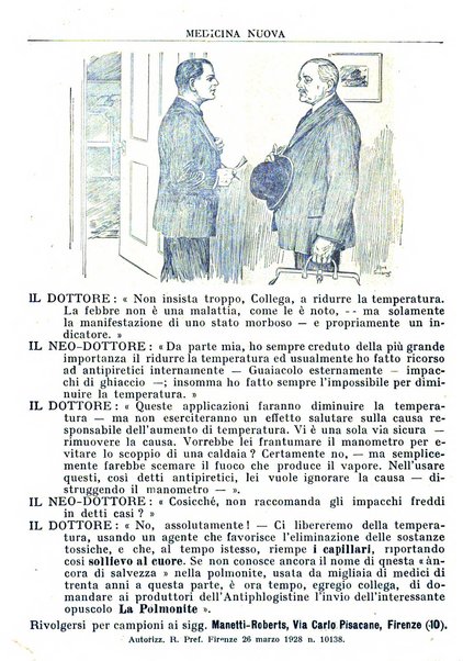 Medicina nuova periodico settimanale di scienze mediche, giurisprudenza sanitaria, medicina sociale e interessi delle classi sanitarie