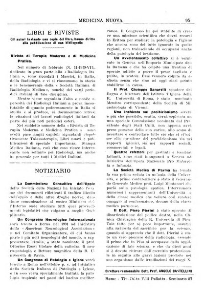 Medicina nuova periodico settimanale di scienze mediche, giurisprudenza sanitaria, medicina sociale e interessi delle classi sanitarie