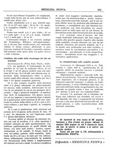 Medicina nuova periodico settimanale di scienze mediche, giurisprudenza sanitaria, medicina sociale e interessi delle classi sanitarie