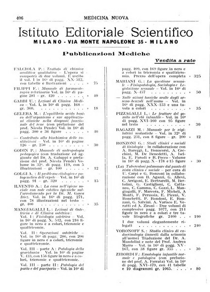 Medicina nuova periodico settimanale di scienze mediche, giurisprudenza sanitaria, medicina sociale e interessi delle classi sanitarie