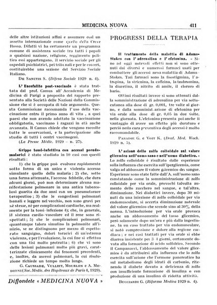 Medicina nuova periodico settimanale di scienze mediche, giurisprudenza sanitaria, medicina sociale e interessi delle classi sanitarie