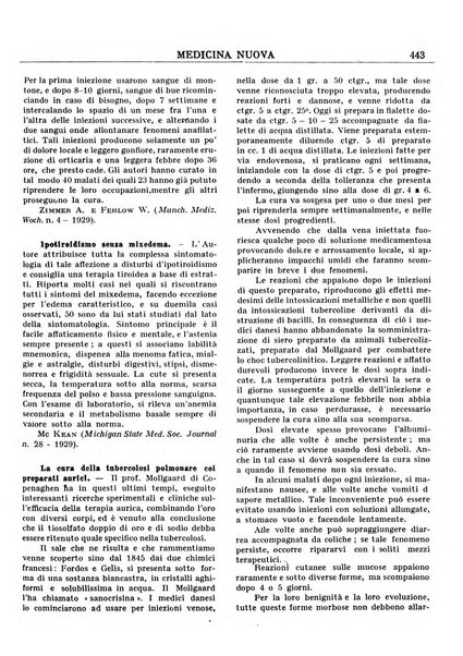 Medicina nuova periodico settimanale di scienze mediche, giurisprudenza sanitaria, medicina sociale e interessi delle classi sanitarie