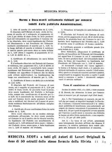 Medicina nuova periodico settimanale di scienze mediche, giurisprudenza sanitaria, medicina sociale e interessi delle classi sanitarie