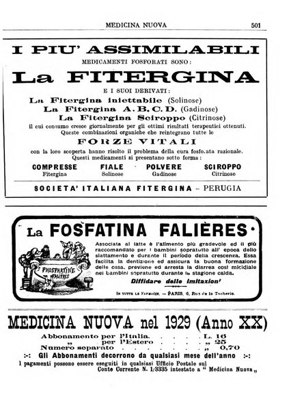 Medicina nuova periodico settimanale di scienze mediche, giurisprudenza sanitaria, medicina sociale e interessi delle classi sanitarie