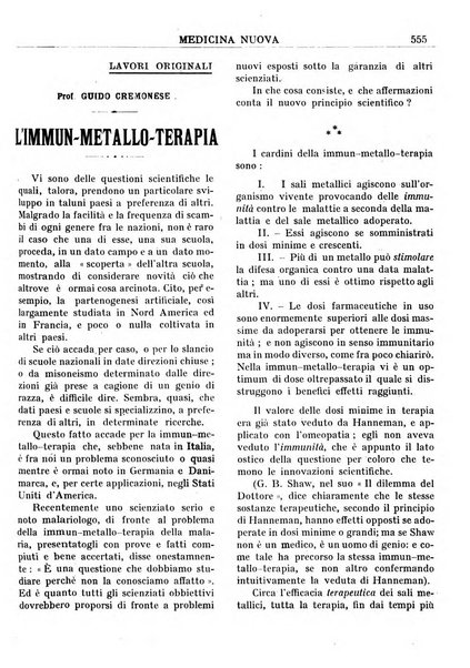 Medicina nuova periodico settimanale di scienze mediche, giurisprudenza sanitaria, medicina sociale e interessi delle classi sanitarie