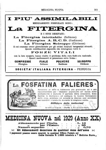 Medicina nuova periodico settimanale di scienze mediche, giurisprudenza sanitaria, medicina sociale e interessi delle classi sanitarie