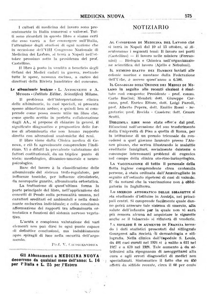 Medicina nuova periodico settimanale di scienze mediche, giurisprudenza sanitaria, medicina sociale e interessi delle classi sanitarie