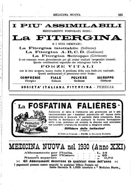 Medicina nuova periodico settimanale di scienze mediche, giurisprudenza sanitaria, medicina sociale e interessi delle classi sanitarie