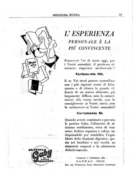 Medicina nuova periodico settimanale di scienze mediche, giurisprudenza sanitaria, medicina sociale e interessi delle classi sanitarie