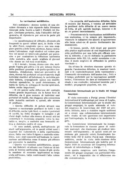 Medicina nuova periodico settimanale di scienze mediche, giurisprudenza sanitaria, medicina sociale e interessi delle classi sanitarie