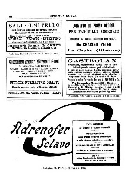 Medicina nuova periodico settimanale di scienze mediche, giurisprudenza sanitaria, medicina sociale e interessi delle classi sanitarie