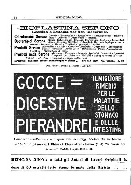 Medicina nuova periodico settimanale di scienze mediche, giurisprudenza sanitaria, medicina sociale e interessi delle classi sanitarie