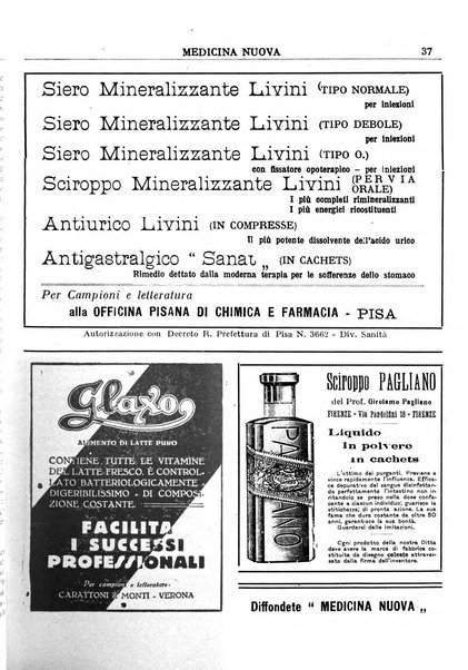 Medicina nuova periodico settimanale di scienze mediche, giurisprudenza sanitaria, medicina sociale e interessi delle classi sanitarie