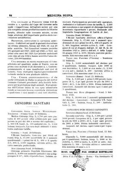 Medicina nuova periodico settimanale di scienze mediche, giurisprudenza sanitaria, medicina sociale e interessi delle classi sanitarie