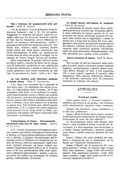 Medicina nuova periodico settimanale di scienze mediche, giurisprudenza sanitaria, medicina sociale e interessi delle classi sanitarie