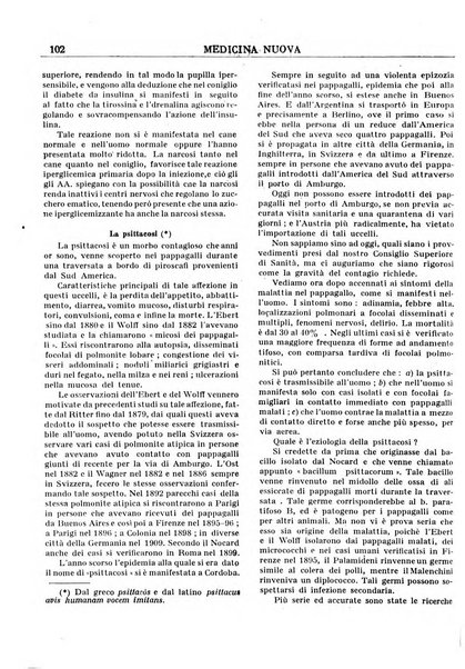 Medicina nuova periodico settimanale di scienze mediche, giurisprudenza sanitaria, medicina sociale e interessi delle classi sanitarie