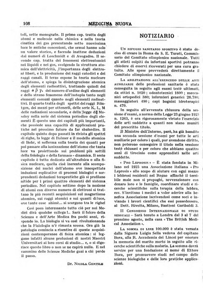 Medicina nuova periodico settimanale di scienze mediche, giurisprudenza sanitaria, medicina sociale e interessi delle classi sanitarie