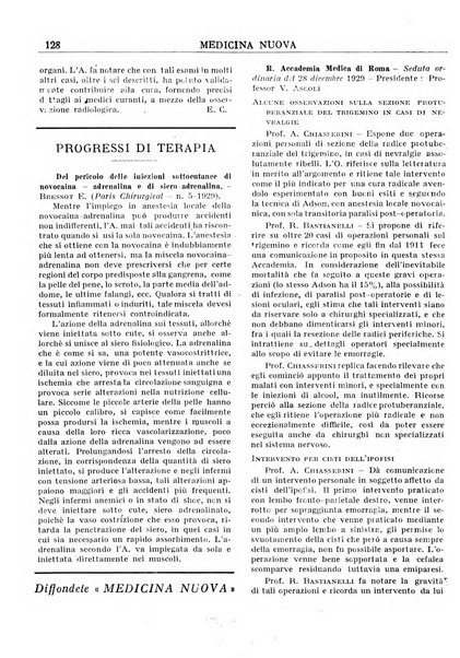 Medicina nuova periodico settimanale di scienze mediche, giurisprudenza sanitaria, medicina sociale e interessi delle classi sanitarie