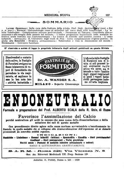 Medicina nuova periodico settimanale di scienze mediche, giurisprudenza sanitaria, medicina sociale e interessi delle classi sanitarie