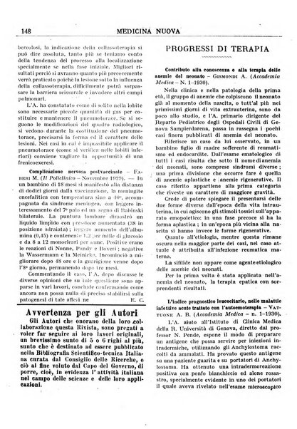 Medicina nuova periodico settimanale di scienze mediche, giurisprudenza sanitaria, medicina sociale e interessi delle classi sanitarie