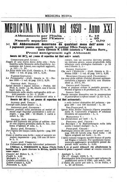 Medicina nuova periodico settimanale di scienze mediche, giurisprudenza sanitaria, medicina sociale e interessi delle classi sanitarie