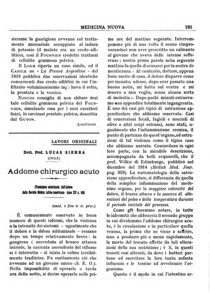 Medicina nuova periodico settimanale di scienze mediche, giurisprudenza sanitaria, medicina sociale e interessi delle classi sanitarie