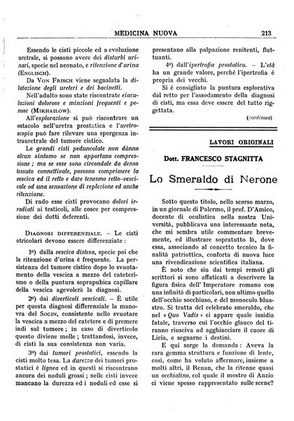 Medicina nuova periodico settimanale di scienze mediche, giurisprudenza sanitaria, medicina sociale e interessi delle classi sanitarie