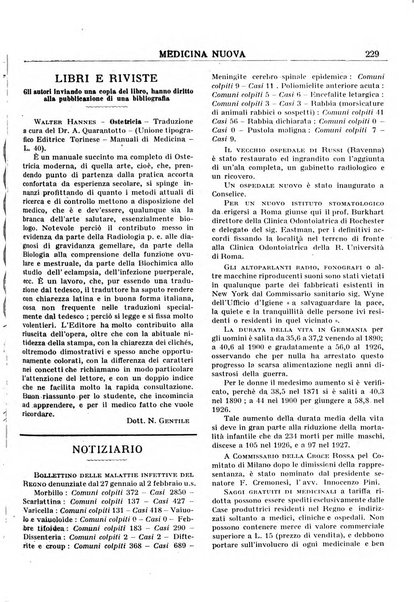 Medicina nuova periodico settimanale di scienze mediche, giurisprudenza sanitaria, medicina sociale e interessi delle classi sanitarie