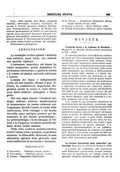 Medicina nuova periodico settimanale di scienze mediche, giurisprudenza sanitaria, medicina sociale e interessi delle classi sanitarie